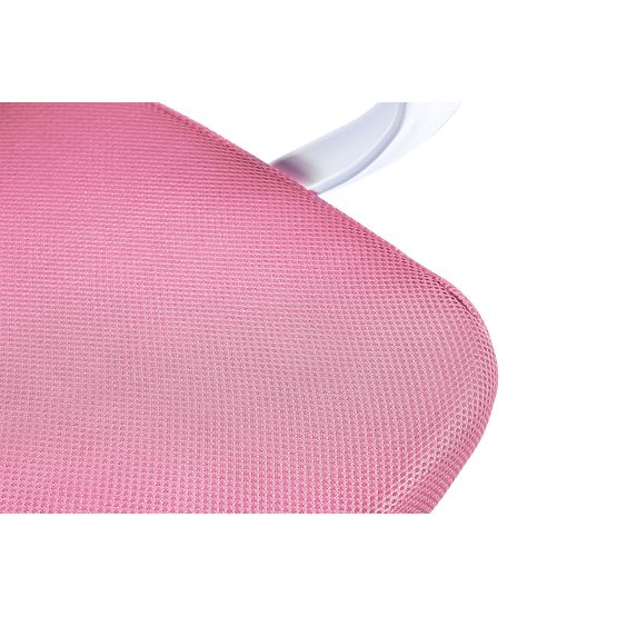 POLTRONA GIREVOLE FD-6 BIANCO / ROSA