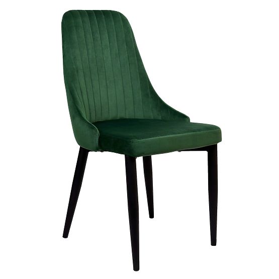 Poltrona in velluto LORIENT VELVET verde scuro