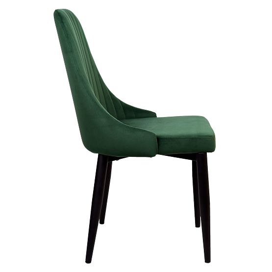 Poltrona in velluto LORIENT VELVET verde scuro