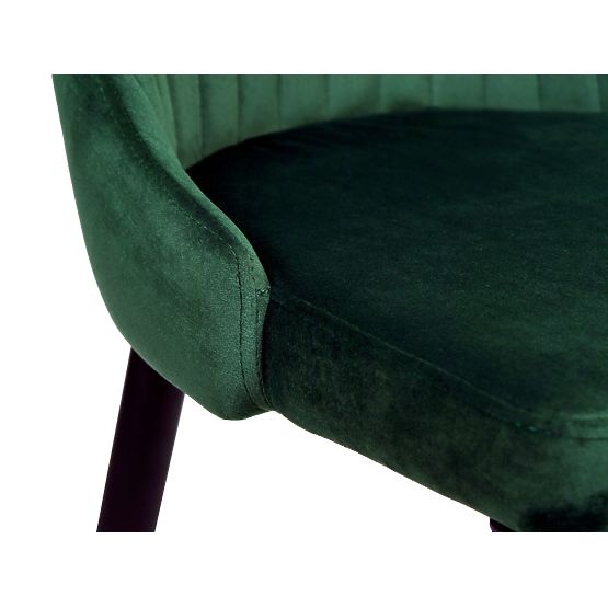 Poltrona in velluto LORIENT VELVET verde scuro