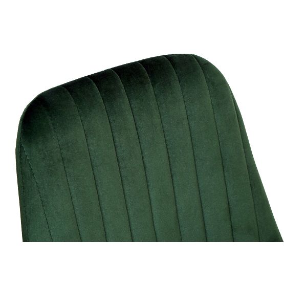 Poltrona in velluto LORIENT VELVET verde scuro