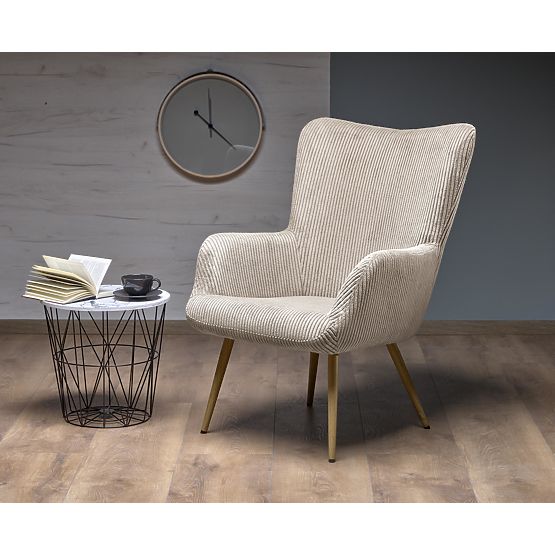 Poltrona relax AMARO - crema