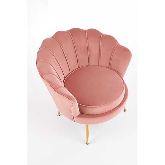 Poltrona relax AMORINITO rosa chiaro / oro