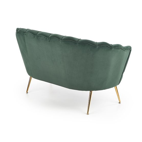 Poltrona relax AMORINITO XL verde scuro / oro