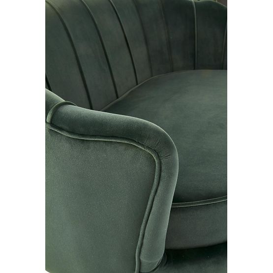 Poltrona relax AMORINITO XL verde scuro / oro
