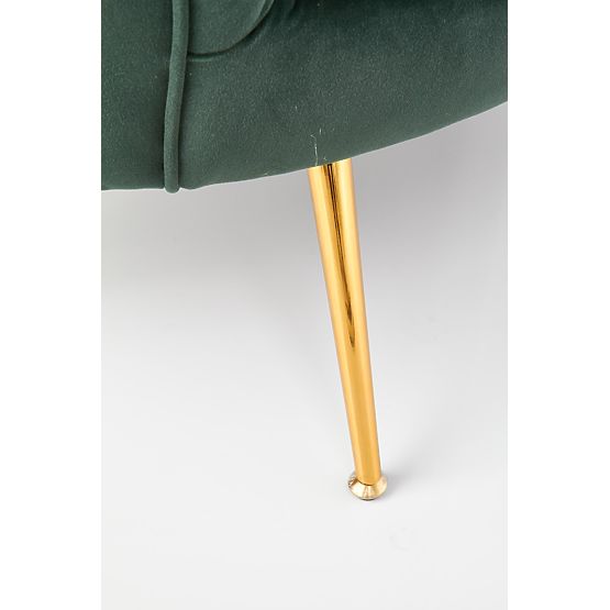 Poltrona relax AMORINITO XL verde scuro / oro
