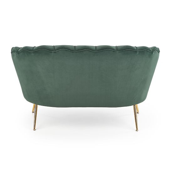 Poltrona relax AMORINITO XL verde scuro / oro