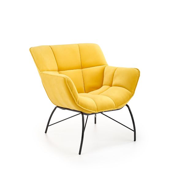 Poltrona relax BELTON gialla (1p=1pz)