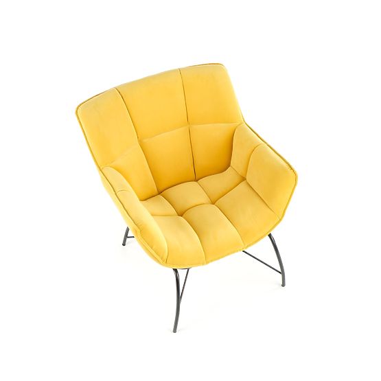 Poltrona relax BELTON gialla (1p=1pz)