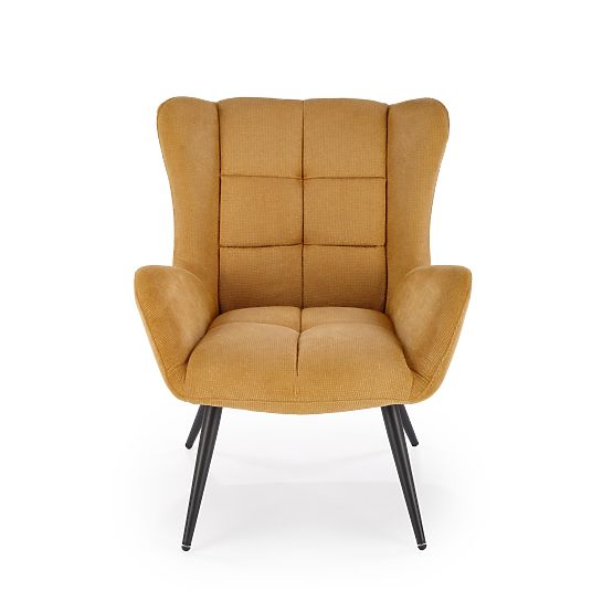 Poltrona relax BYRON - senape