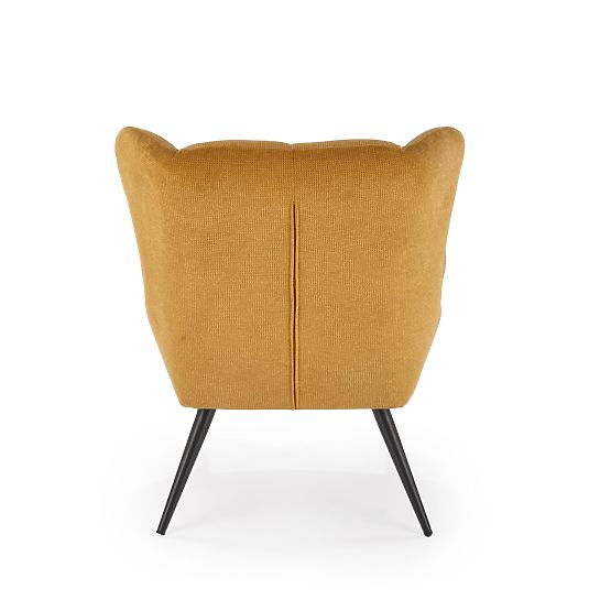 Poltrona relax BYRON - senape