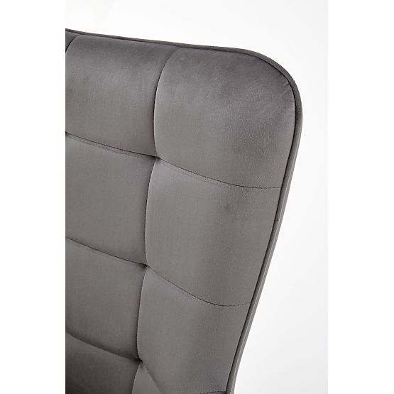 Poltrona relax CASTEL nero / grigio chiaro