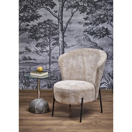 Poltrona relax CEZAR, beige (1p=1ks)