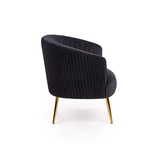 Poltrona relax CROWN nero/oro