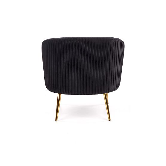 Poltrona relax CROWN nero/oro