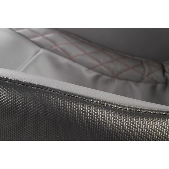 Poltrona relax DOPIO con funzione massaggio, grigia