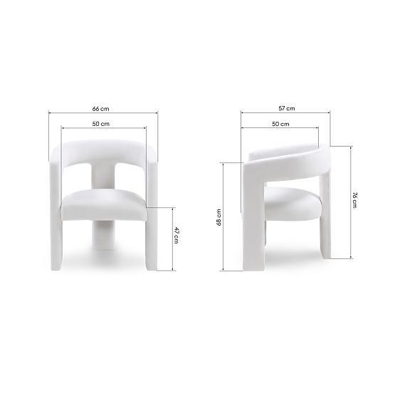 Poltrona Relax Lory, velluto, beige chiaro