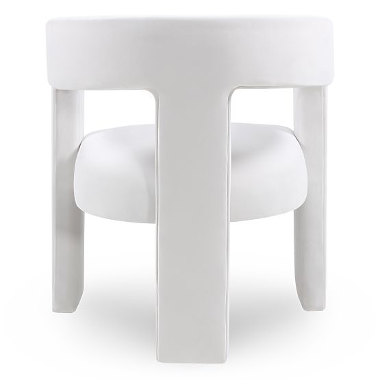 Poltrona Relax Lory, velluto, beige chiaro