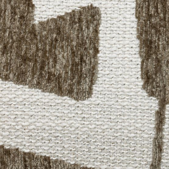Poltrona Relax Maribel oliva-crema/noce, forme arrotondate