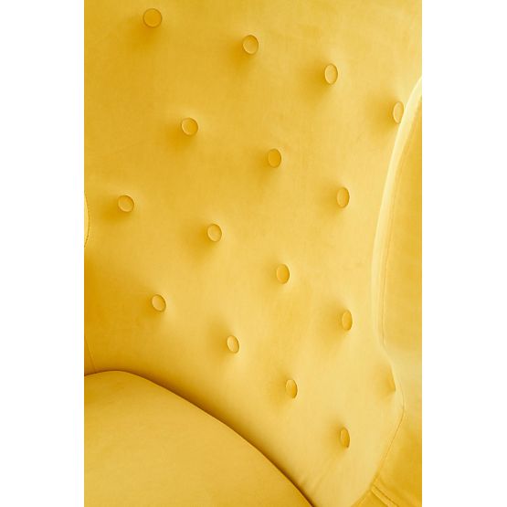 Poltrona relax MARVEL gialla / naturale