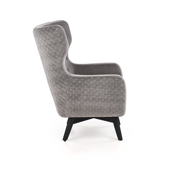 Poltrona relax MARVEL grigio/nero