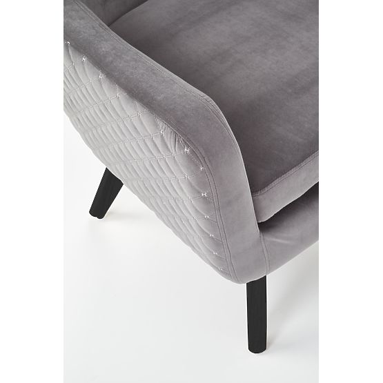 Poltrona relax MARVEL grigio/nero