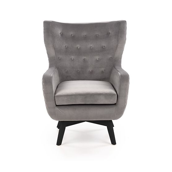 Poltrona relax MARVEL grigio/nero