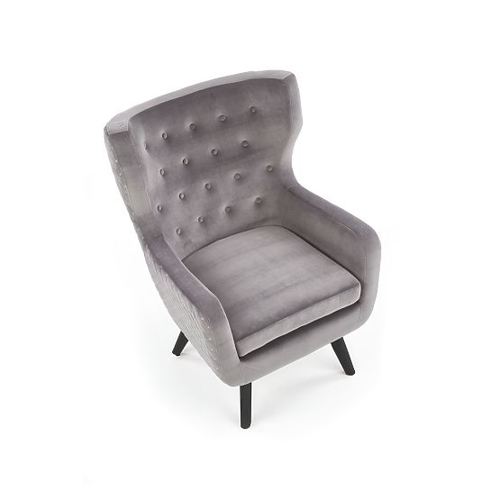Poltrona relax MARVEL grigio/nero