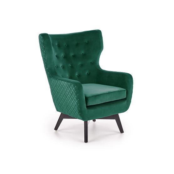 Poltrona relax MARVEL verde scuro / nero