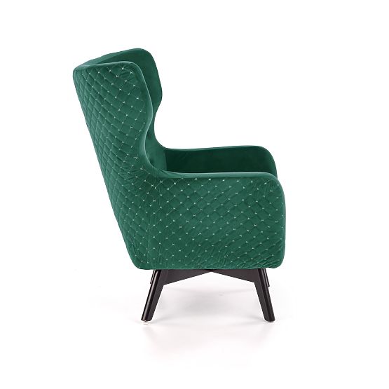 Poltrona relax MARVEL verde scuro / nero
