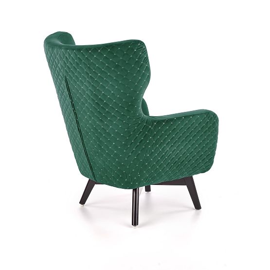 Poltrona relax MARVEL verde scuro / nero