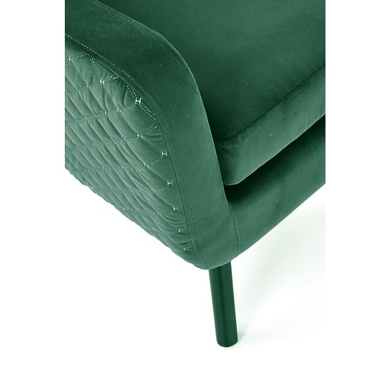Poltrona relax MARVEL verde scuro / nero