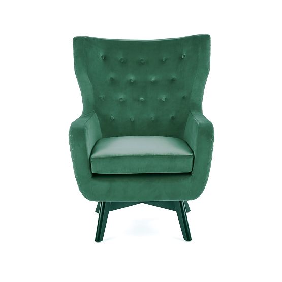 Poltrona relax MARVEL verde scuro / nero