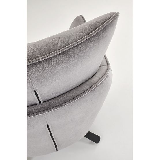 Poltrona relax SCAMPI, grigia (1p=1ks)