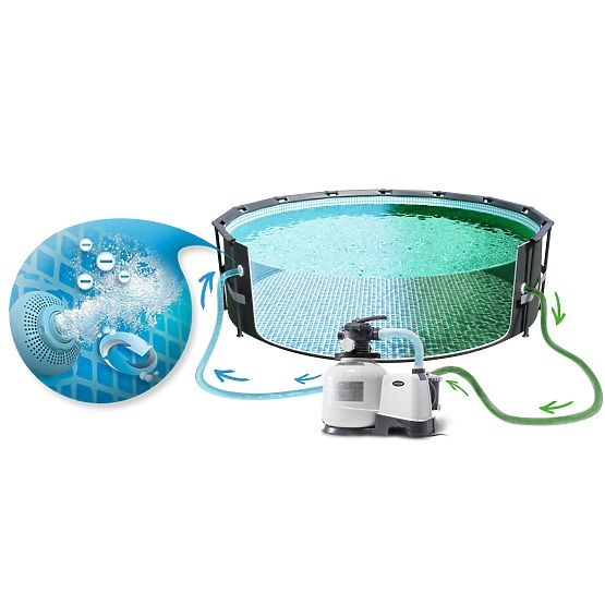 Pompa filtro a sabbia per piscina 10.500 L/h INTEX 26648