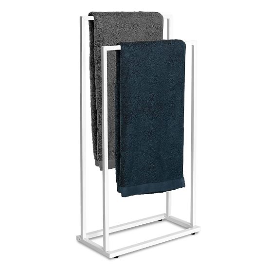 Porta asciugamani a 2 livelli GESI bianco