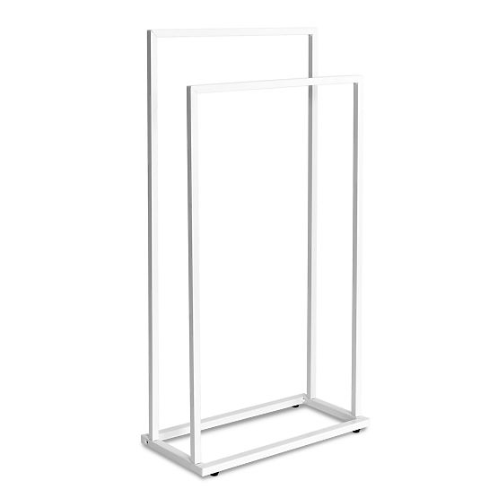 Porta asciugamani a 2 livelli GESI bianco