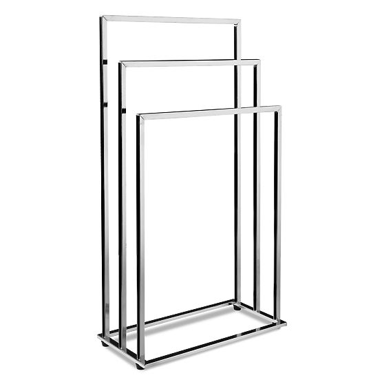 Porta asciugamani a 3 bracci Tire cromato