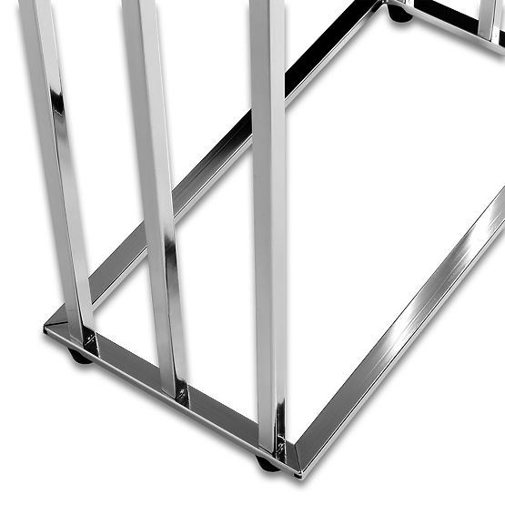 Porta asciugamani a 3 bracci Tire cromato