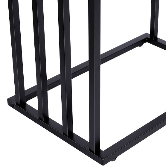 Porta asciugamani a quattro livelli NELI nero
