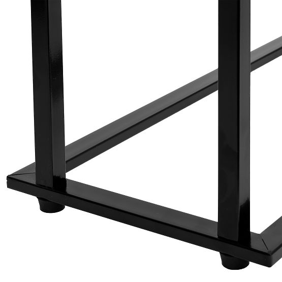 Porta asciugamani con 2 bracci Gesi nero