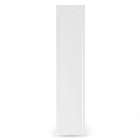Porta per armadio Neroli, 45,6 cm, pannello ad arco, bianco, destro
