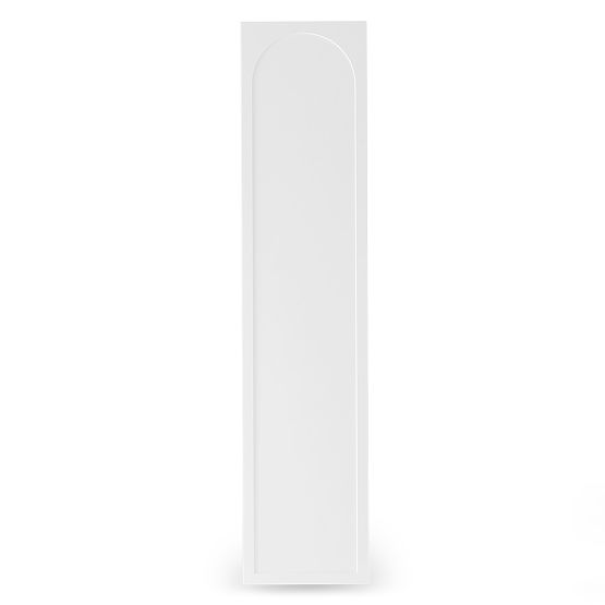 Porta per armadio Neroli, 45,6 cm, pannello ad arco, bianco, destro