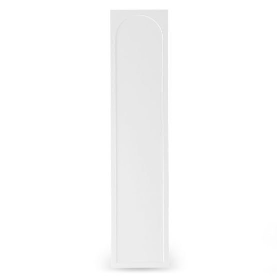 Porta per armadio Neroli, 45,6 cm, pannello arcuato, bianco, sinistra