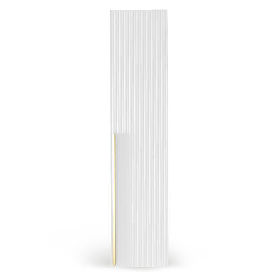 Porta per armadio Neroli, 45,6 cm, scanalature semplici, bianco