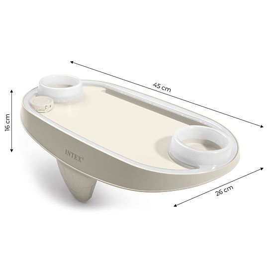Portabicchieri con illuminazione LED e spazio per tablet telefono SPA INTEX 28520
