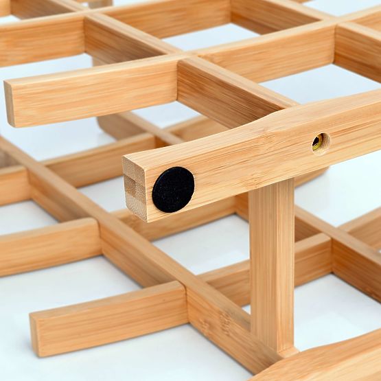 Portabottiglie in bambù Todgar