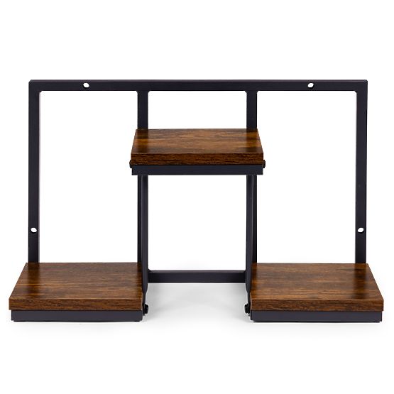 Portafiori da parete scaffale sospeso per piante decorazione 3 livelli loft ModernHome