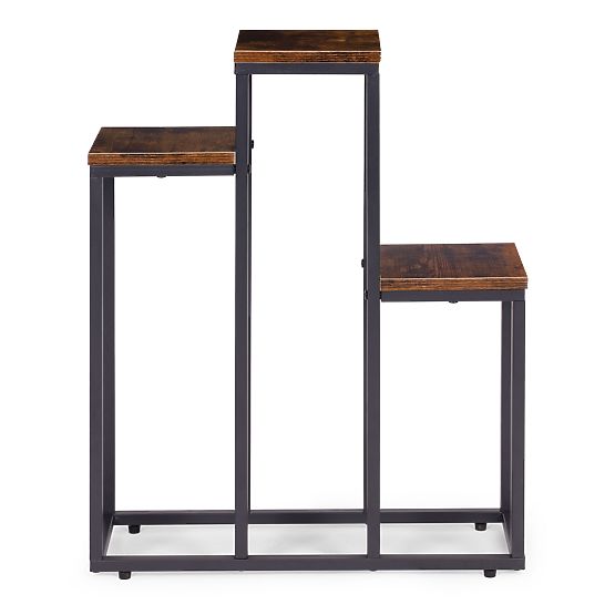 Portafiori da terra con 3 ripiani decorativi loft ModernHome