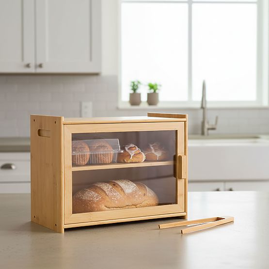 Portapane in bambù Pierre, contenitore per pane